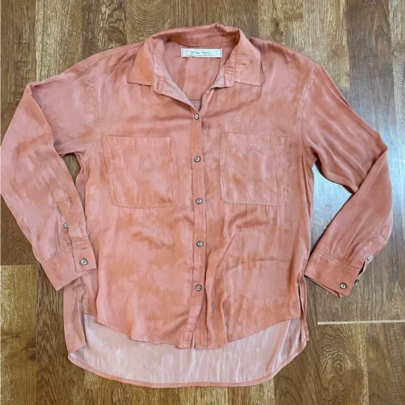 We The Free Pink Button Down Shirt - Picture 5 of 8